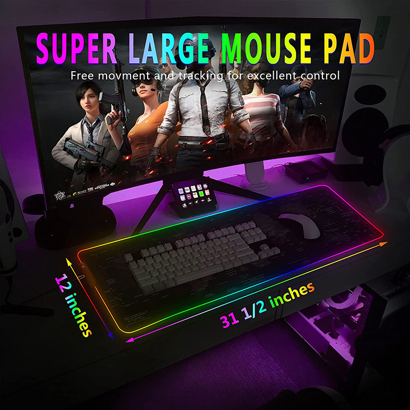 RGB mouse pad